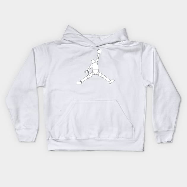 Air-Jordan Square Kids Hoodie by joebodie